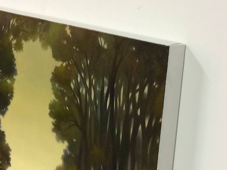 Original Conceptual Nature Painting by Cesare Reggiani