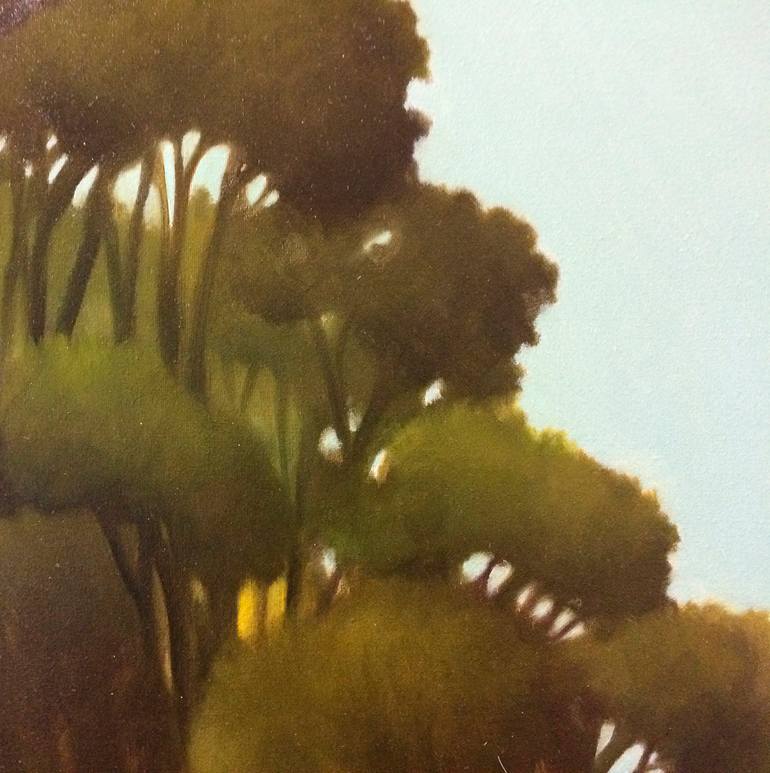 Original Conceptual Landscape Painting by Cesare Reggiani