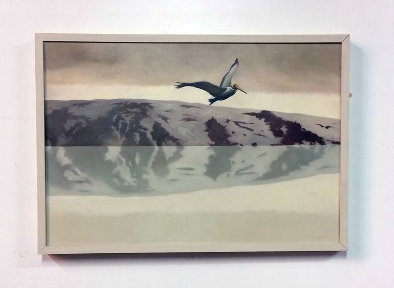 Original Conceptual Seascape Painting by Cesare Reggiani