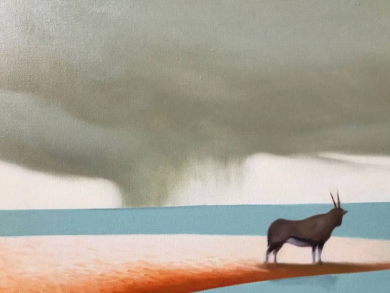 Original Conceptual Seascape Painting by Cesare Reggiani
