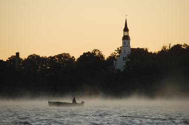 Print of Boat Photography by Guntars Svilis