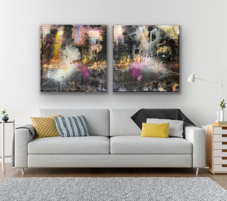 Original Abstract Expressionism Abstract Painting by Barbara Pastorino