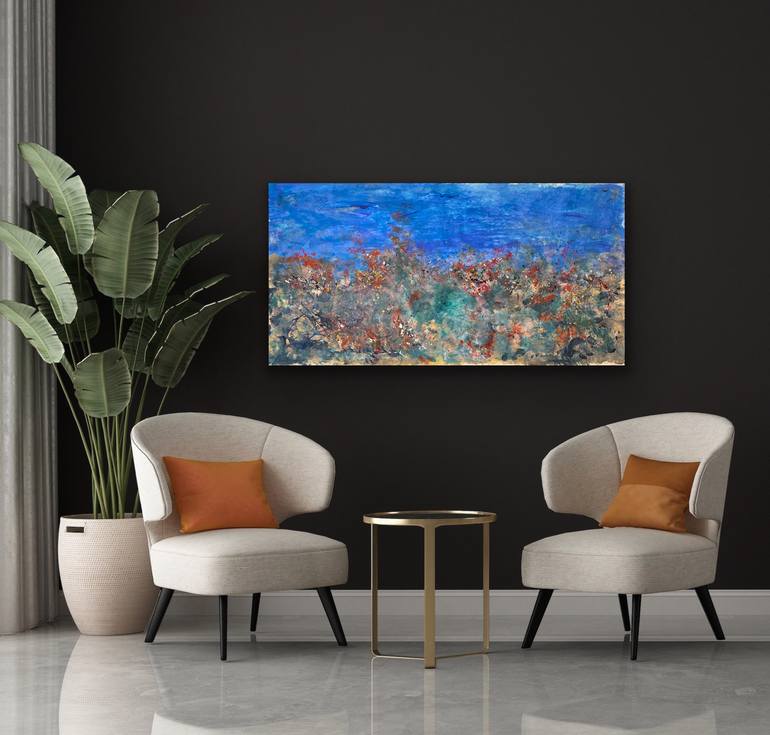 Original Abstract Expressionism Abstract Painting by Barbara Pastorino