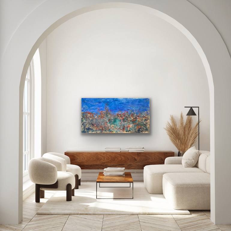 Original Abstract Expressionism Abstract Painting by Barbara Pastorino