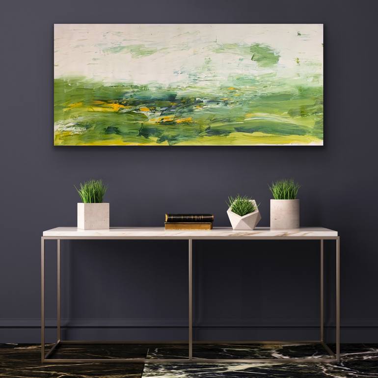 Original Abstract Expressionism Nature Painting by Barbara Pastorino