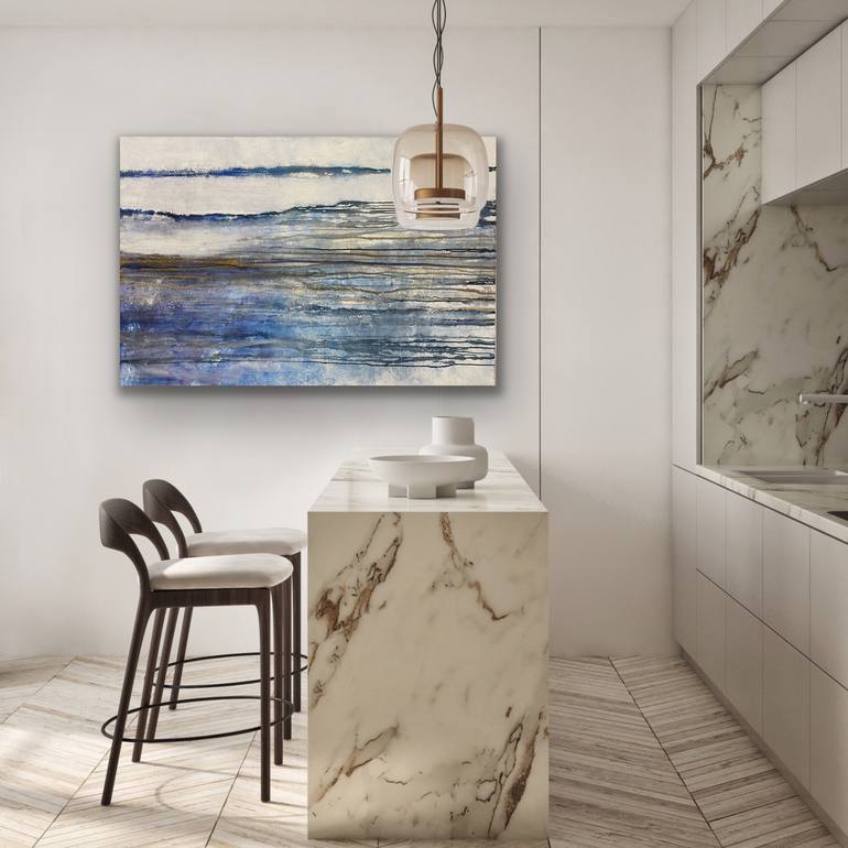 Original Abstract Expressionism Abstract Painting by Barbara Pastorino