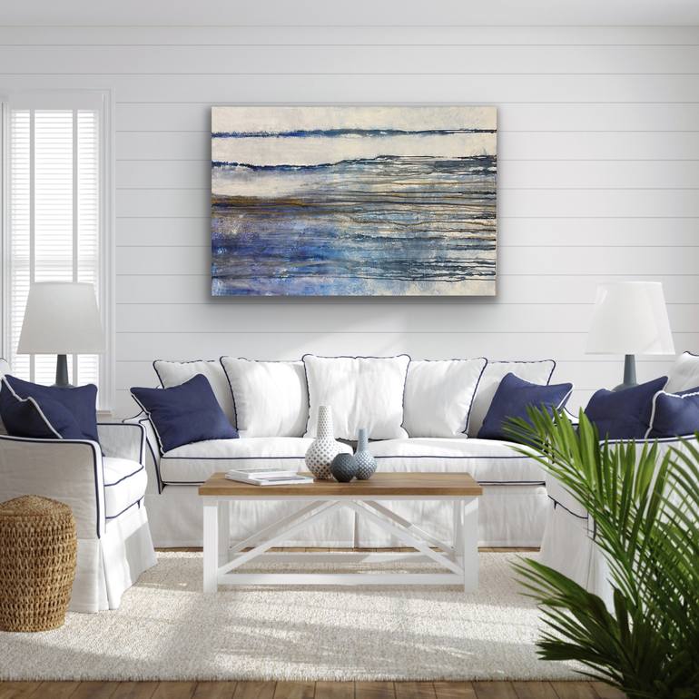 Original Abstract Expressionism Abstract Painting by Barbara Pastorino