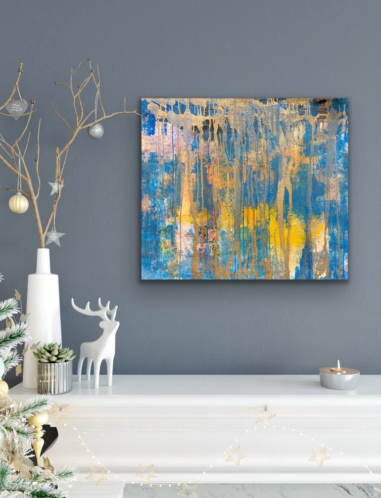 Original Abstract Expressionism Abstract Painting by Barbara Pastorino