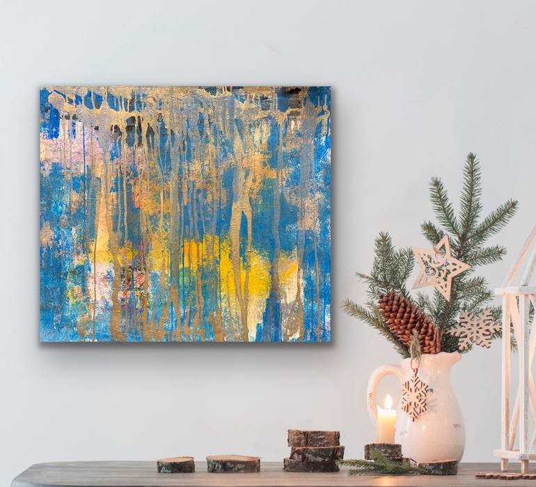 Original Abstract Expressionism Abstract Painting by Barbara Pastorino