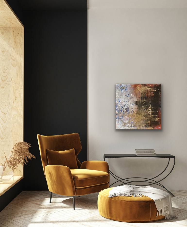 Original Abstract Expressionism Abstract Painting by Barbara Pastorino