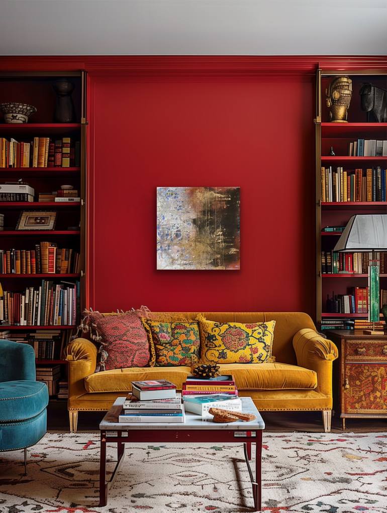 Original Abstract Expressionism Abstract Painting by Barbara Pastorino