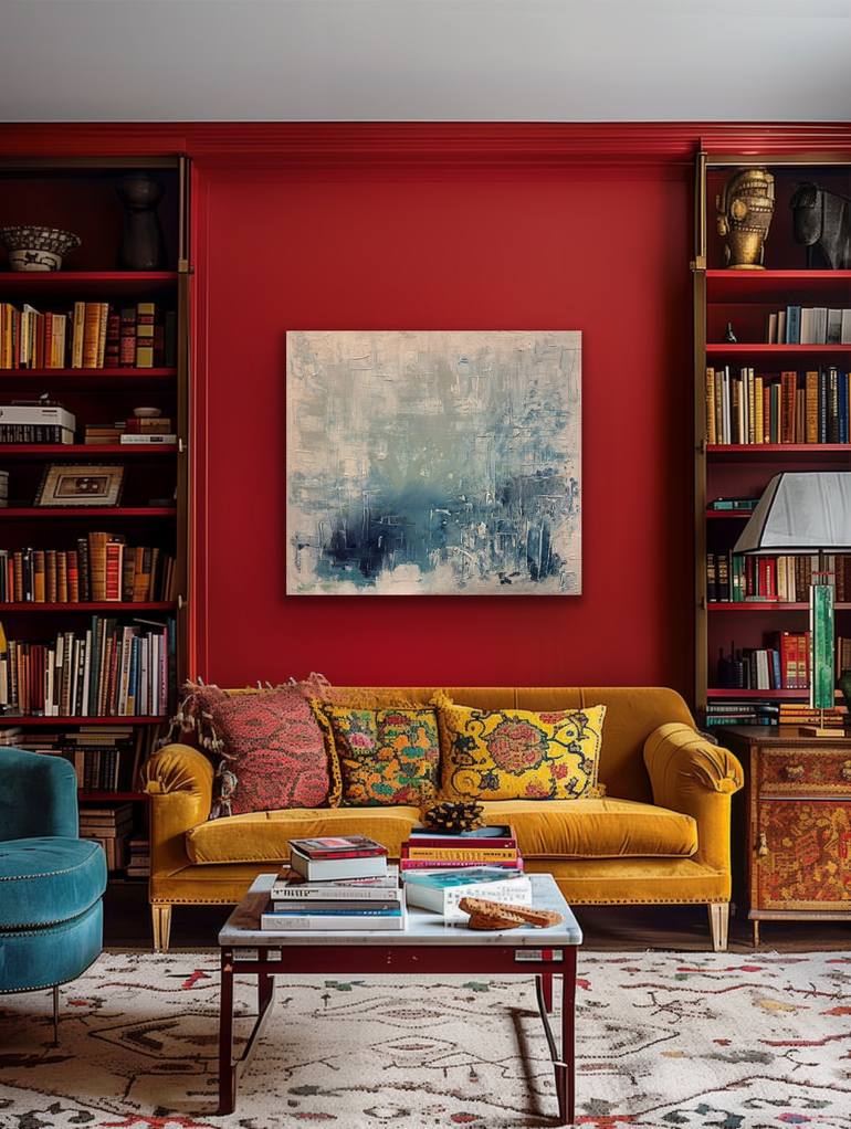 Original Abstract Expressionism Abstract Painting by Barbara Pastorino