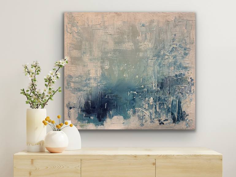 Original Abstract Expressionism Abstract Painting by Barbara Pastorino