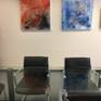 Painting hanging on a wall