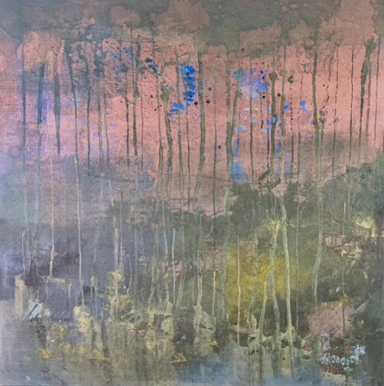 Hidden green forest Painting by Barbara Pastorino | Saatchi Art