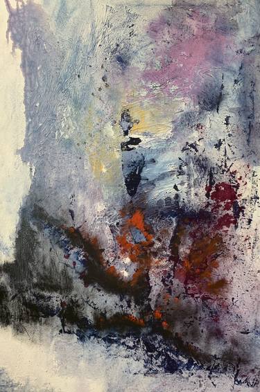 Original Abstract Expressionism Abstract Paintings by Barbara Pastorino