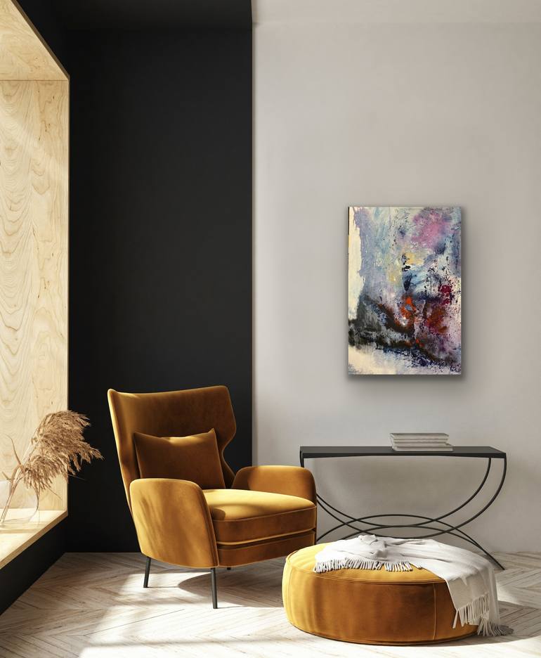 Original Abstract Expressionism Abstract Painting by Barbara Pastorino