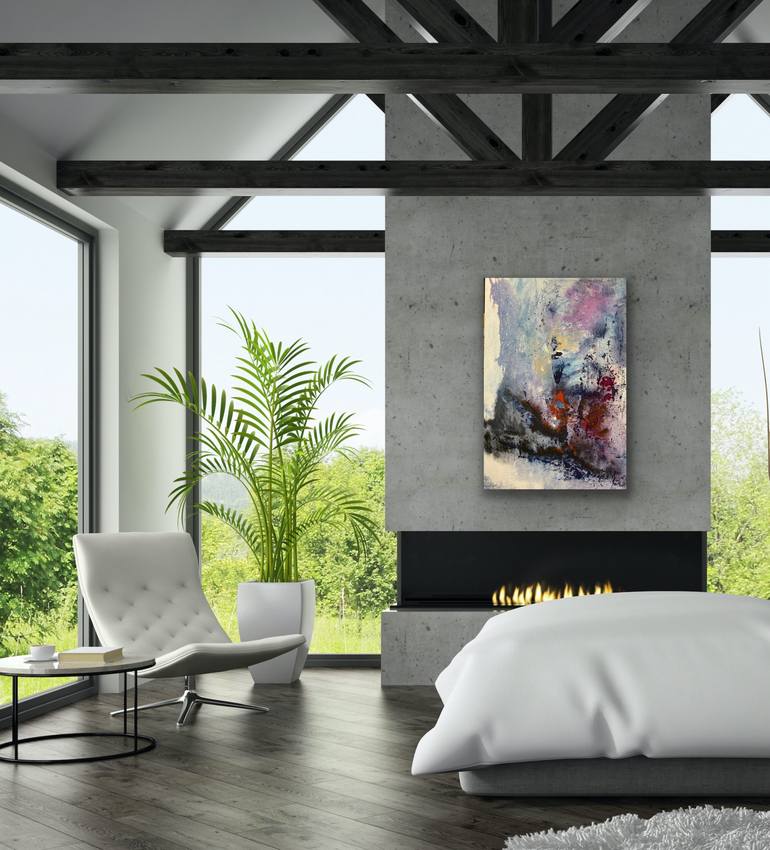 Original Abstract Expressionism Abstract Painting by Barbara Pastorino