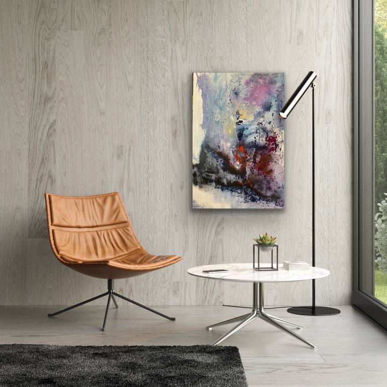 Original Abstract Expressionism Abstract Painting by Barbara Pastorino