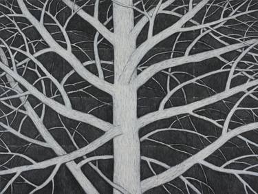 Print of Tree Paintings by li manjin