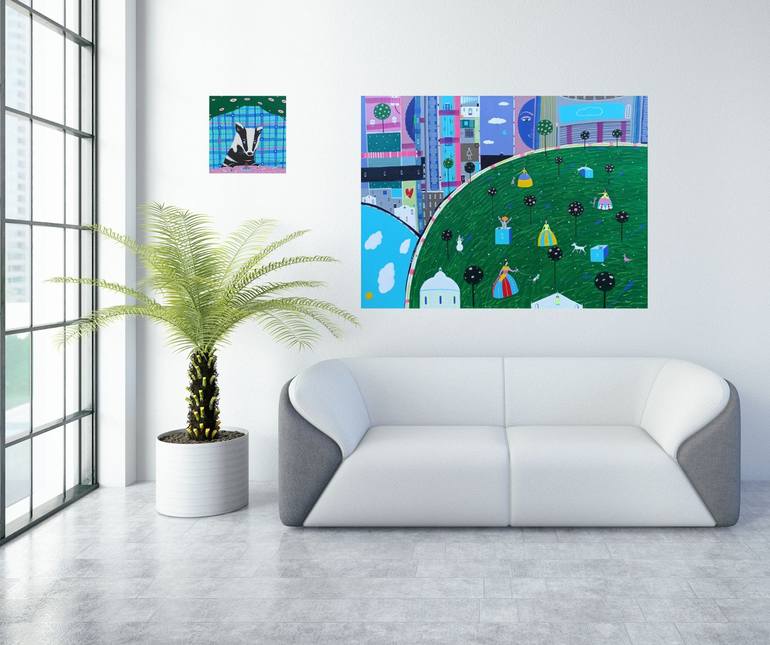Original Impressionism Love Painting by Katrina Avotina