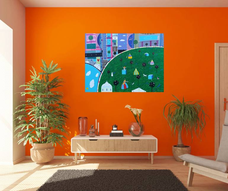 Original Impressionism Love Painting by Katrina Avotina