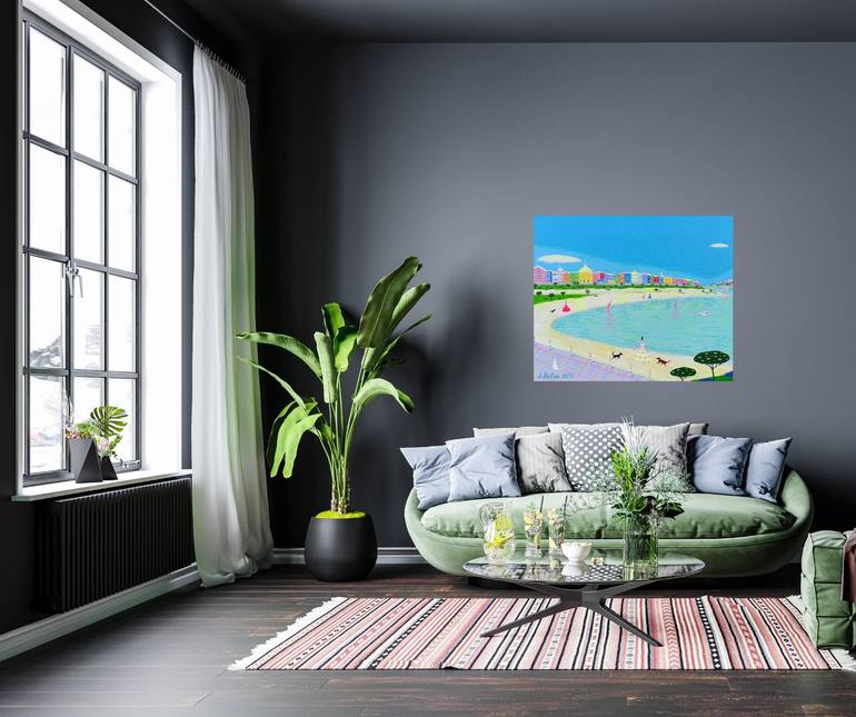 Original Contemporary Seascape Painting by Katrina Avotina