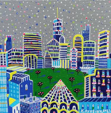 Print of Fine Art Cities Paintings by Katrina Avotina