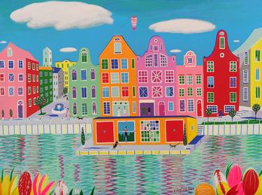 Saatchi Art Artist Katrina Avotina; Paintings, “Josephine Arrives In Amsterdam” #art