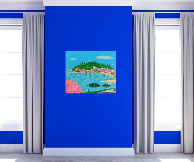 Original Contemporary Seascape Painting by Katrina Avotina