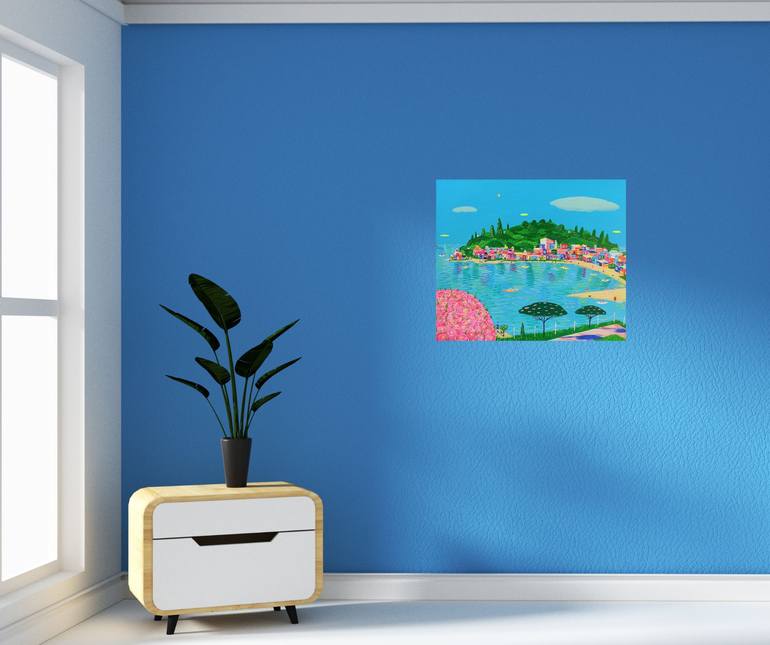Original Contemporary Seascape Painting by Katrina Avotina