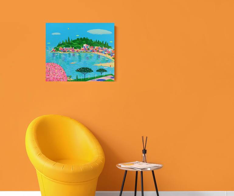 Original Contemporary Seascape Painting by Katrina Avotina