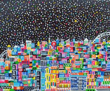 Original Cities Paintings by Katrina Avotina