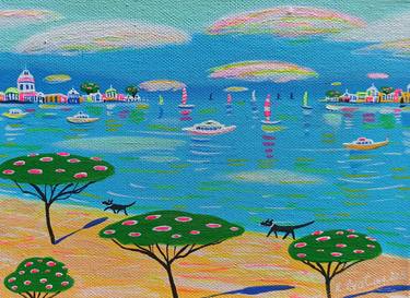 Print of Contemporary Seascape Paintings by Katrina Avotina