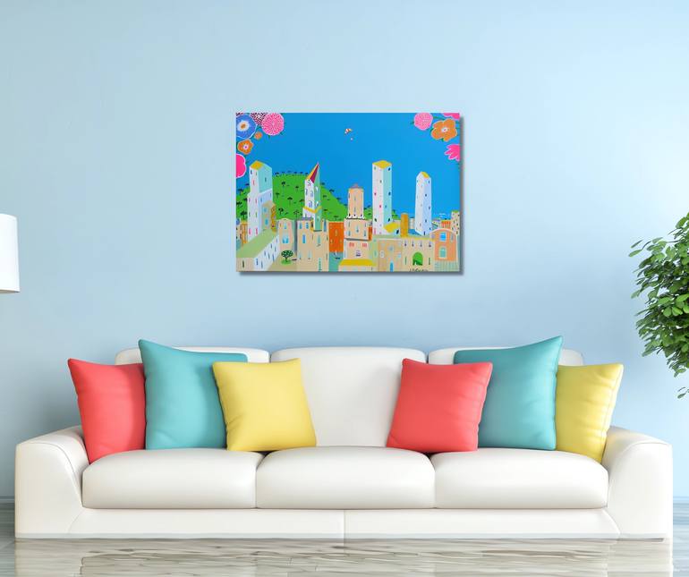 Original Impressionism Landscape Painting by Katrina Avotina