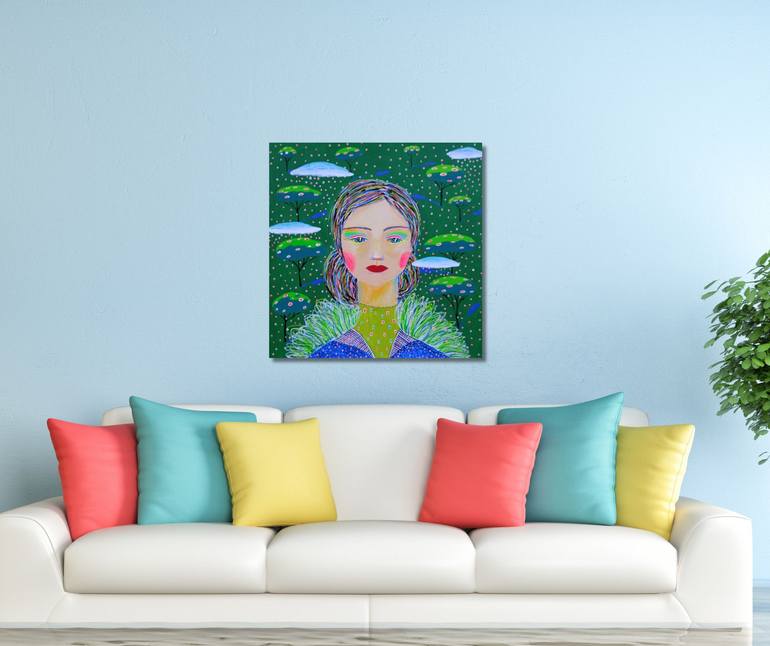 Original Contemporary People Painting by Katrina Avotina