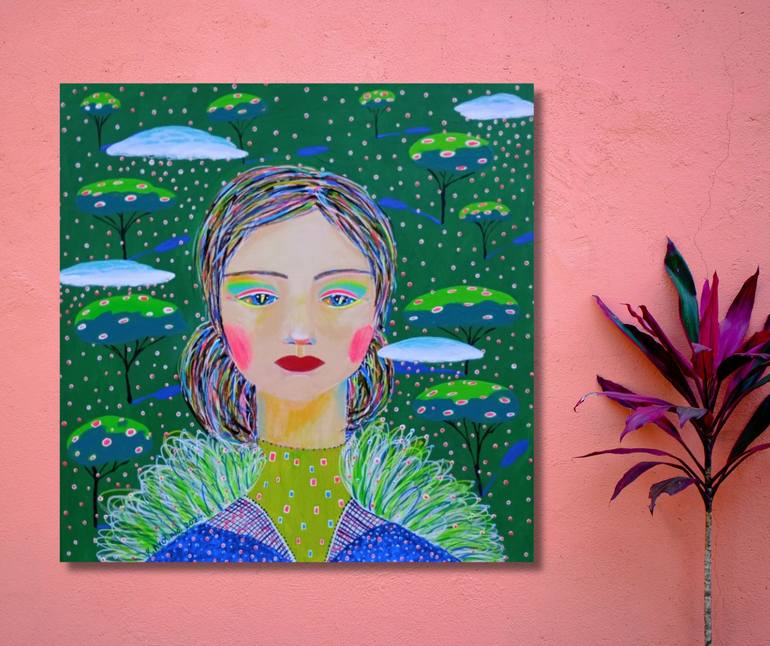 Original Contemporary People Painting by Katrina Avotina