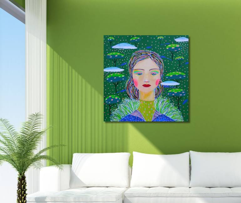 Original Contemporary People Painting by Katrina Avotina