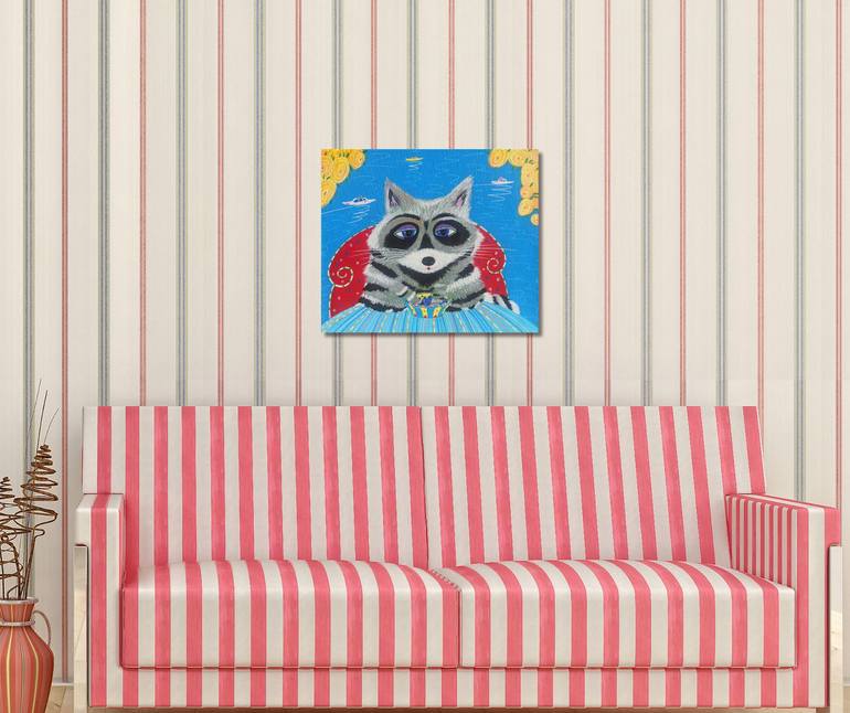 Original Contemporary Animal Painting by Katrina Avotina
