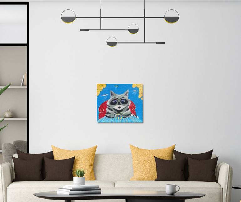 Original Contemporary Animal Painting by Katrina Avotina