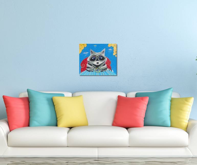 Original Contemporary Animal Painting by Katrina Avotina