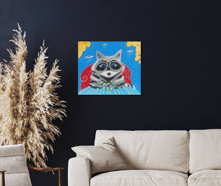 Original Contemporary Animal Painting by Katrina Avotina