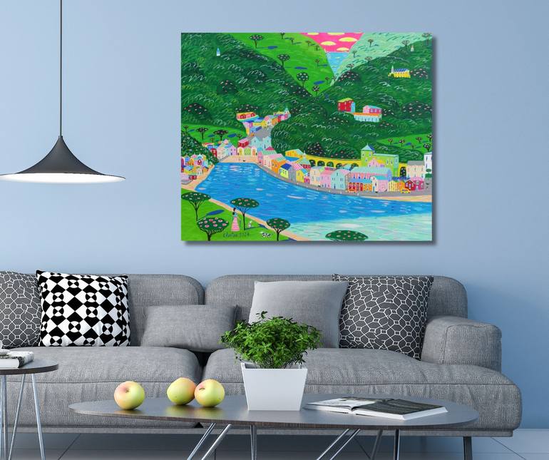 Original Contemporary Landscape Painting by Katrina Avotina