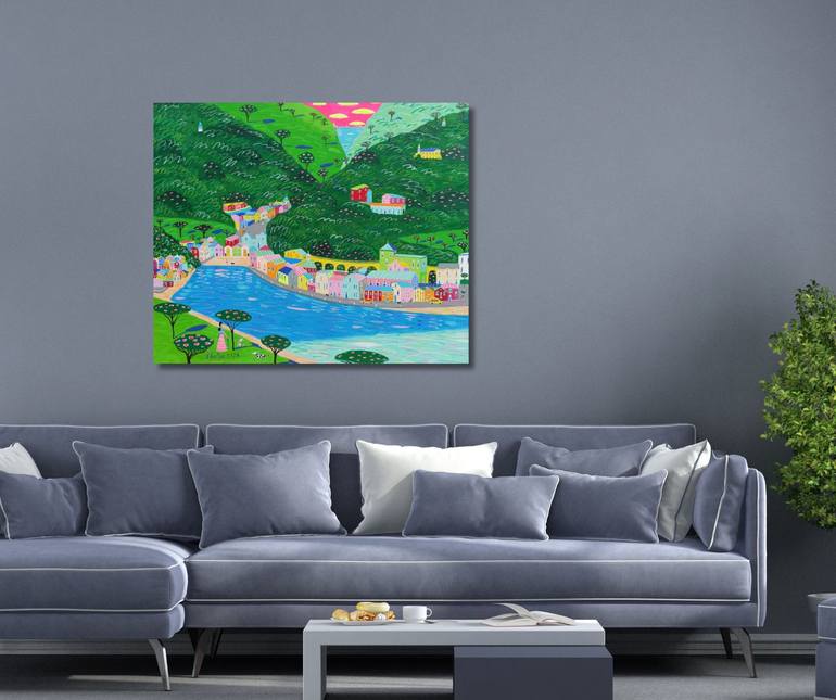 Original Contemporary Landscape Painting by Katrina Avotina