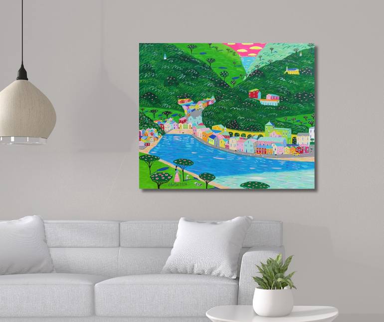 Original Contemporary Landscape Painting by Katrina Avotina