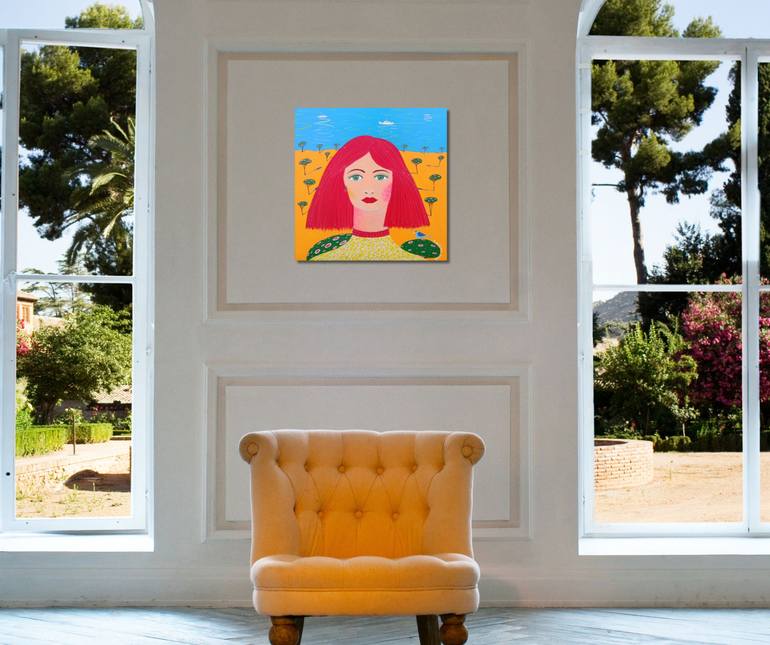Original Contemporary People Painting by Katrina Avotina