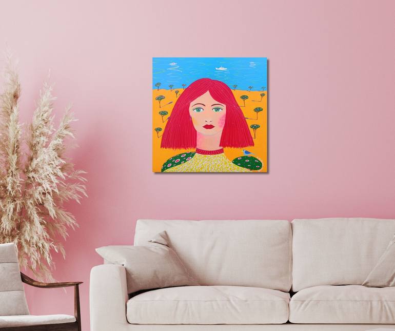 Original Contemporary People Painting by Katrina Avotina