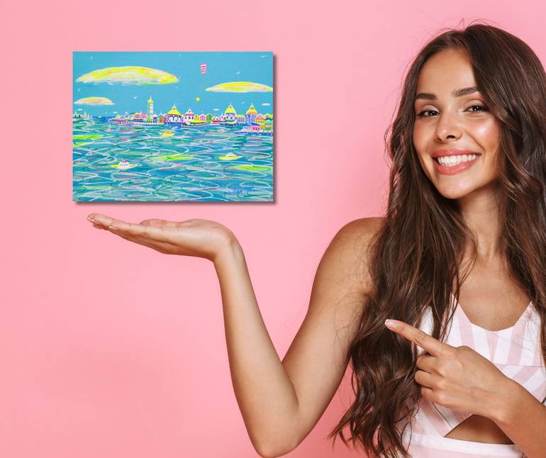 Original Contemporary Seascape Painting by Katrina Avotina