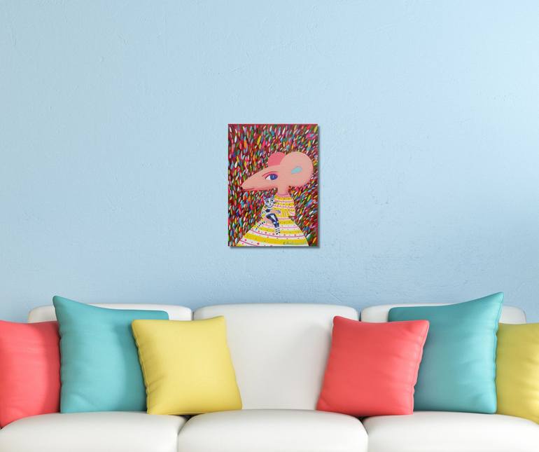 Original Contemporary Animal Painting by Katrina Avotina