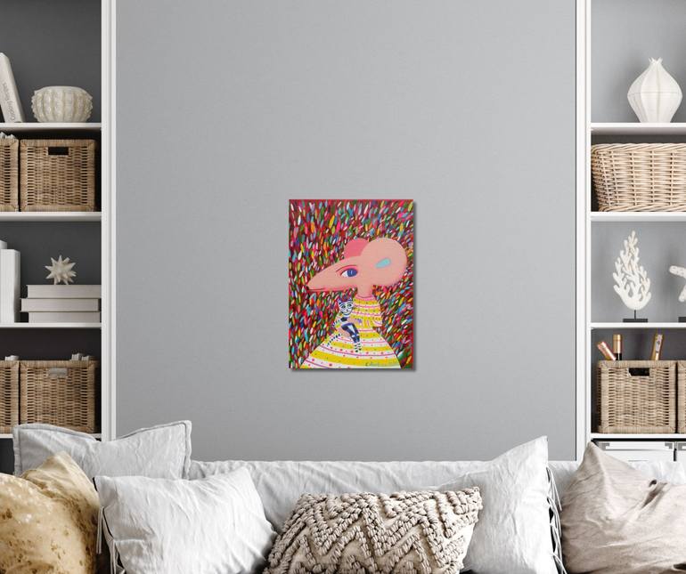 Original Contemporary Animal Painting by Katrina Avotina